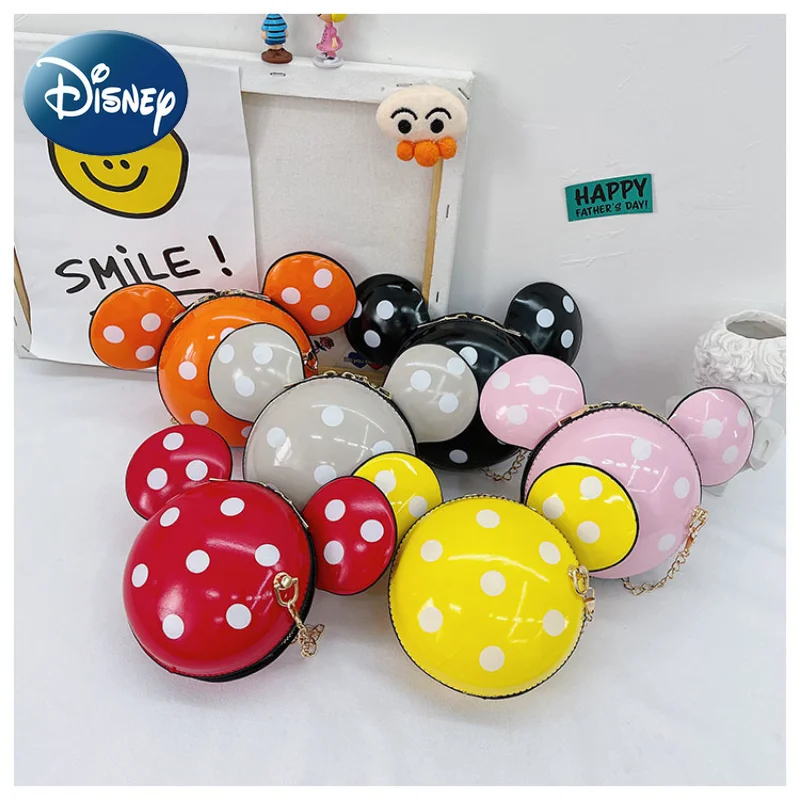 Disney Children's Bag 2022 New Fashion Mickey Mouse Princess Cartoon Shell Wallet Fashion Versatile Crossbody Backpack