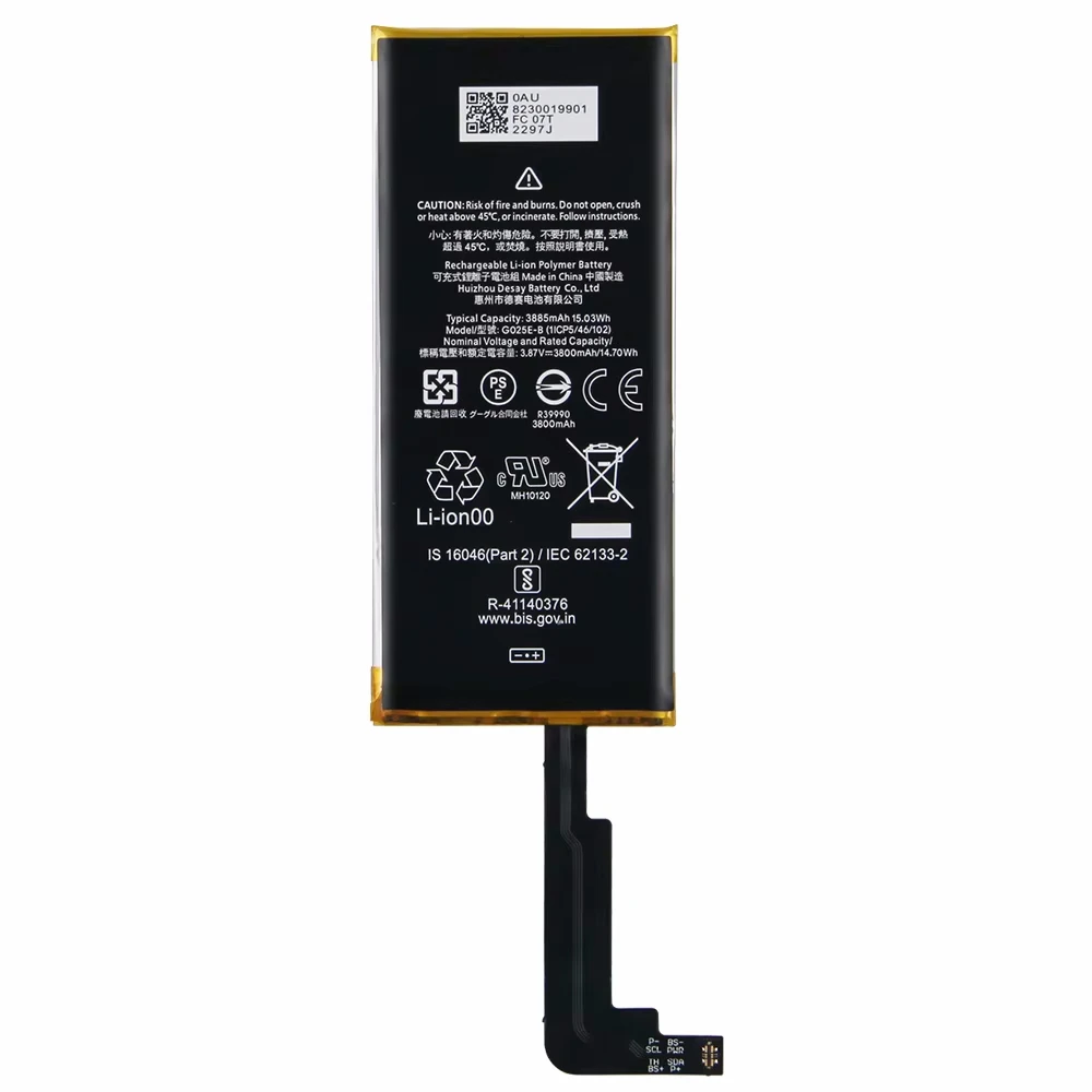 Оригинальный новый сменный аккумулятор для Google Pixel 4A 5G версия G025E-B оригинальный