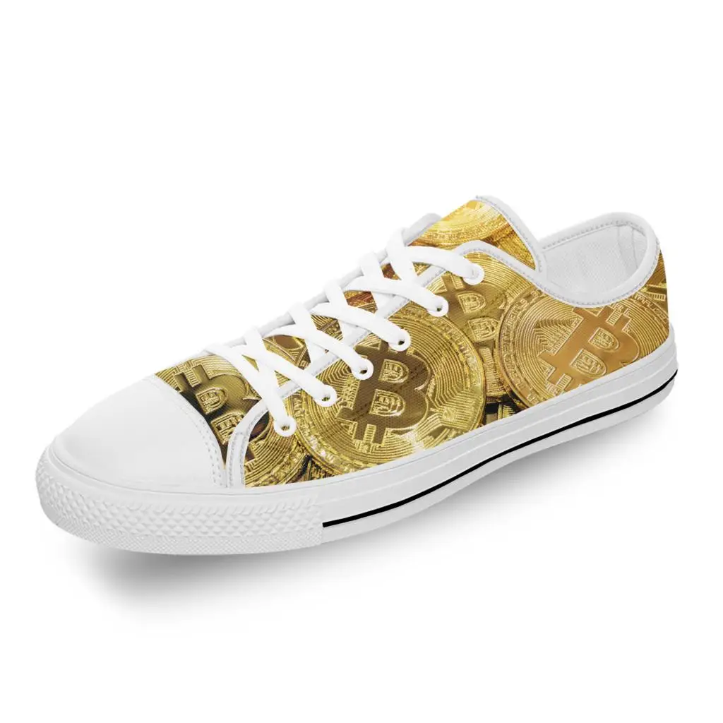 

Dogecoin Doge Coin Bitcoin Cryptocurrency Cartoon Casual Cloth Shoes Low Top Breathable Lightweight 3D Print Men Women Sneakers