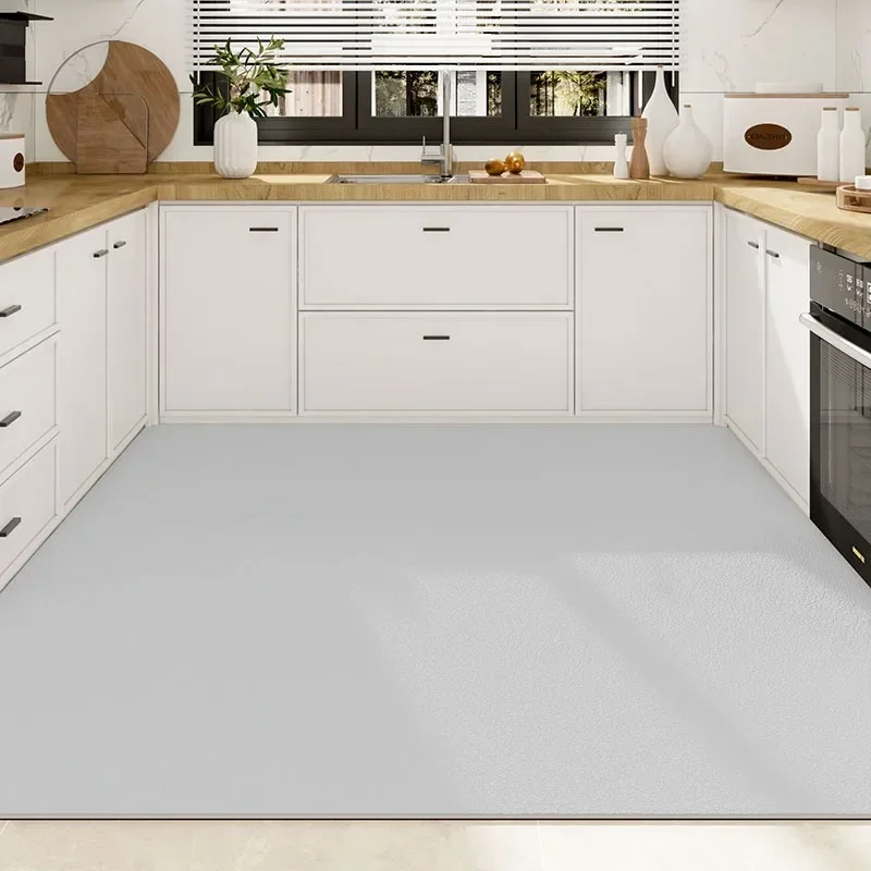 

Водонепроницаемый белый кухонный коврик из ПВХ