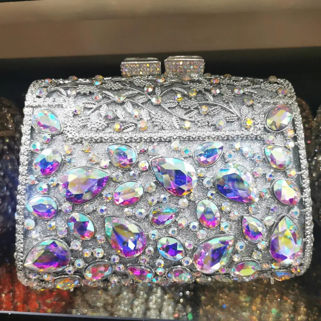 

Женская ажурная золотистая серебристая вечерняя сумка с кристаллами, металлические клатчи, сумки, маленькая сумочка-минодьер, кошелек, Свадебная коробка, клатч, сумка, женская