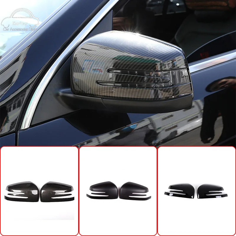 

For Mercedes Benz ML GL GLE GLS G-Class W166 X166 W463 2013-2019 Car Rearview Mirror Cap Cover Trim ABS Car Accessories