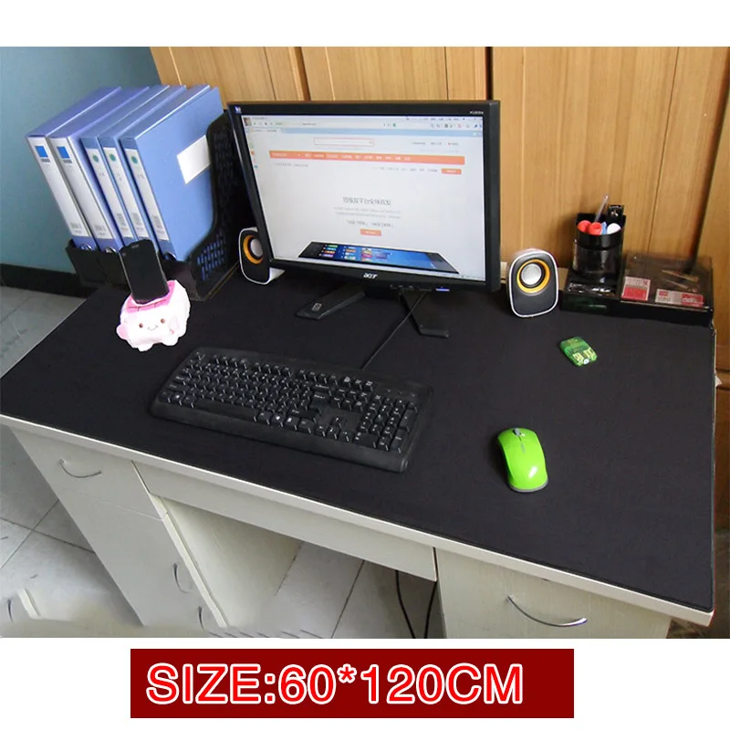 

Mairuige Brand Large Gaming Mouse Pad Red/Black Locking Edge Mousepad Keyboard Table Rubber Mat Non-Skid Rubber for Dota2 CS Go