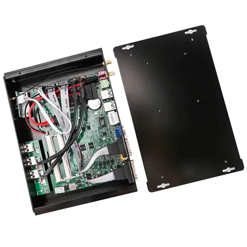 Промышленный безвентиляторный мини-ПК Topton i7 1165G7 i5 1135G7 2 * DDR4 M.2 + MSATA 5 ''SATA COM Rs232