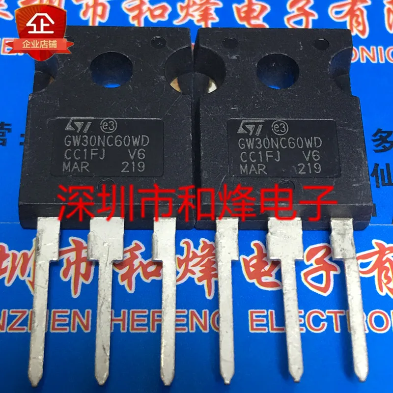 

5PCS-10PCS STGW30NC60WD GW30NC60WD TO-247 600V30A NEW AND ORIGINAL ON STOCK