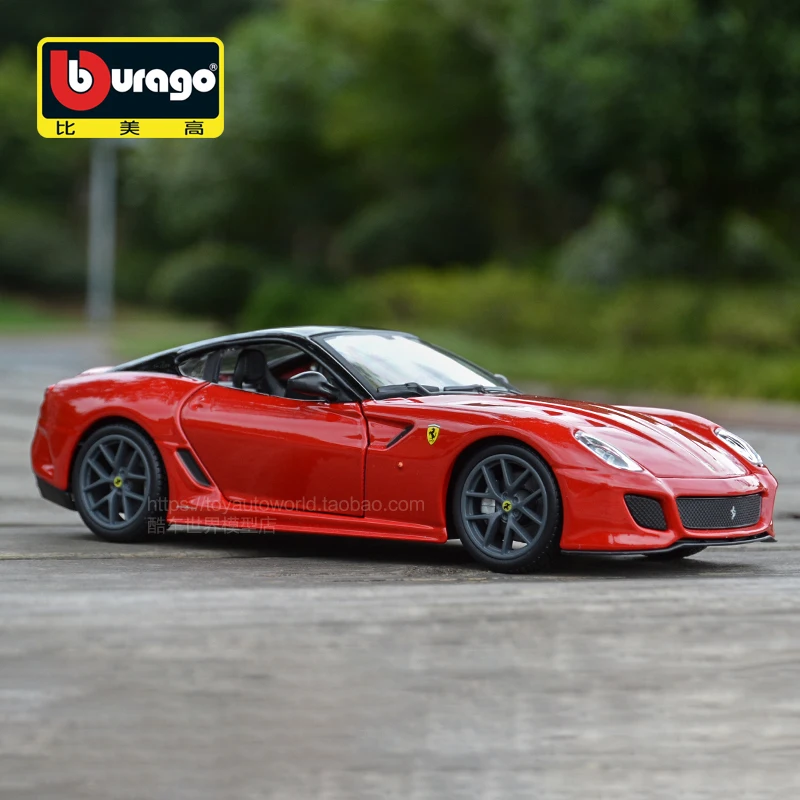 

Bburago 1:24 Ferrari 599 GTO Supercar SF90 Roma Die-casting Metal Model Children Toy Boyfriend Gift Alloy Car Collection