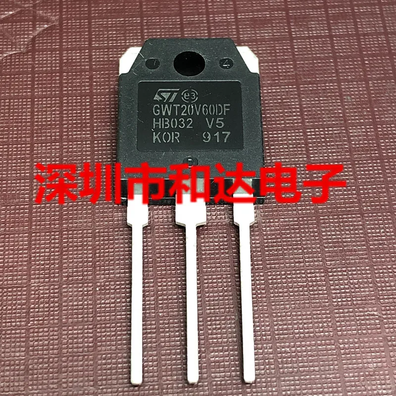 

5PCS-10PCS GWT20V60DF STGWT20V60DF TO-3P 600V 35A ON STOCK NEW AND ORIGINAL