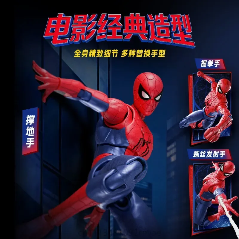 Фото BLOKEES Новая коллекционная фигурка-конструктор Marvel Spider-Man: Человек-паук, модель для сборки, игрушка-герой, подарок 2026 года №4