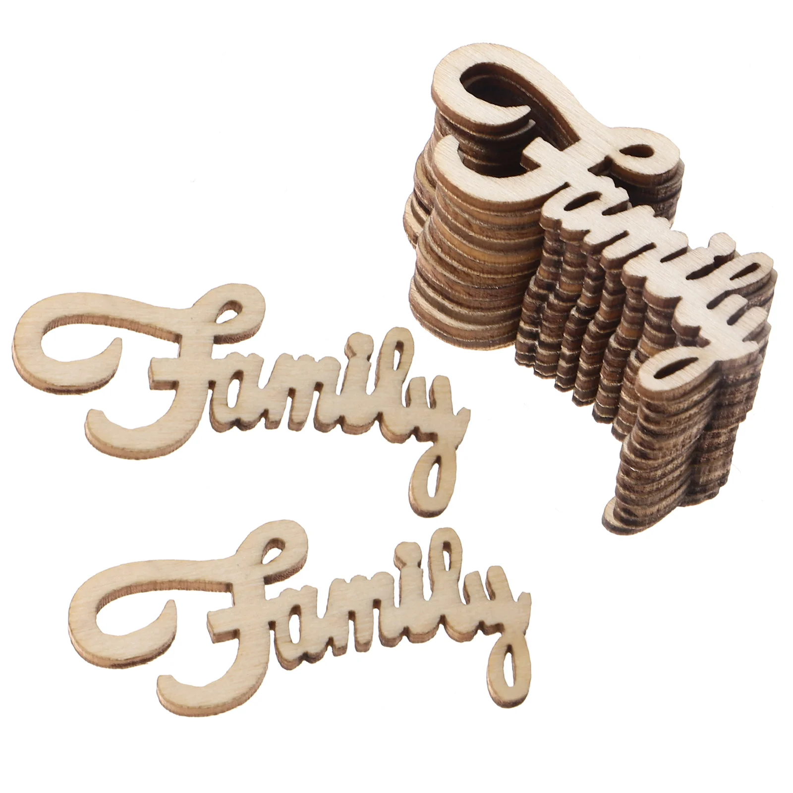 

15pcs Sign Family Cutout Letters for Wall Decor Family Cutout Letters Sign Cutout Adornments