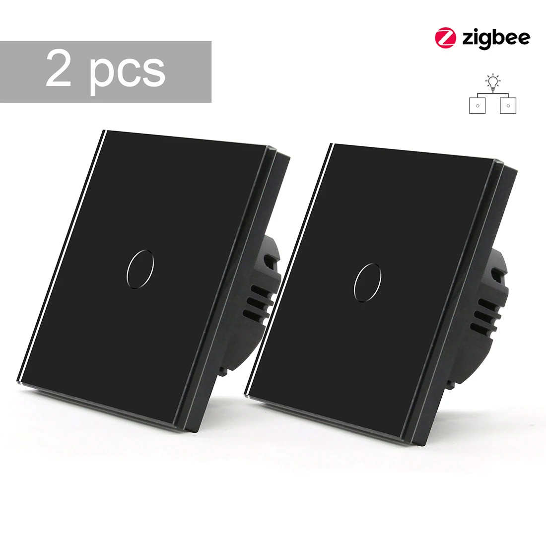 

BSEED Умный выключатель света Zigbee 1 Gang 2 Way 2 шт.