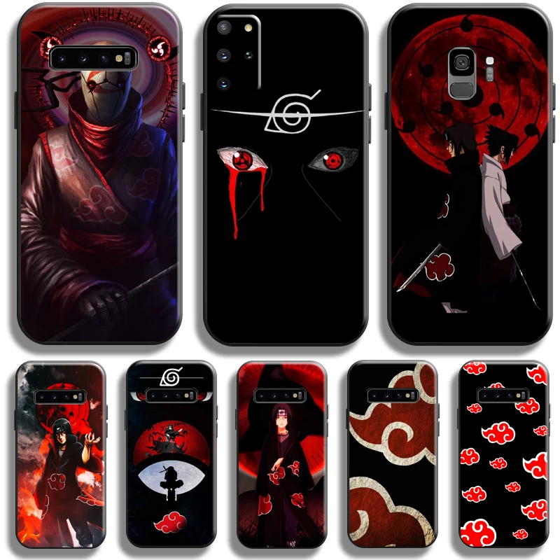 Чехол для телефона из ТПУ с рисунком Наруто Акацуки Учиха Итачи Samsung Galaxy S22 S21 S20 Ultra