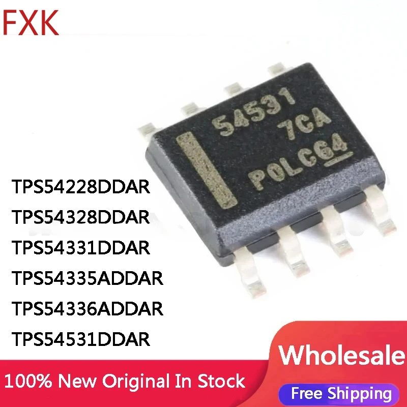 

5Pcs TPS54335 TPS54228DDAR TPS54328DDAR TPS54331DDAR TPS54335ADDAR TPS54336ADDAR TPS54531DDAR SOP-8 IC Chip