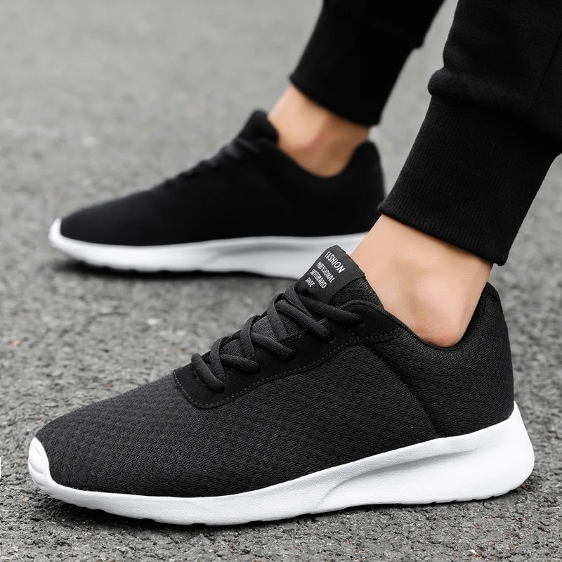 

Summer Men Women Sneakers Tennis Running Sport Shoes Male Breathable Mesh Casual Sneakers Lovers Walking Trainers Shoes Plus 48
