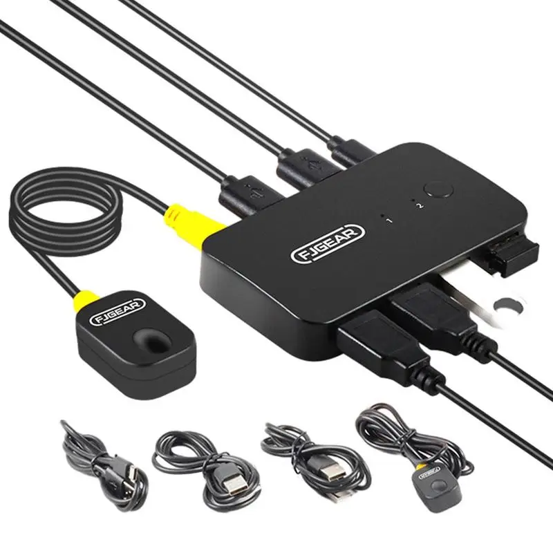 

USB 2.0 Switch Selector Switcher Adapter Multi-Functional 4 Port USB Peripheral Switcher Box Hub With 2 Usb Cable For Printer PC