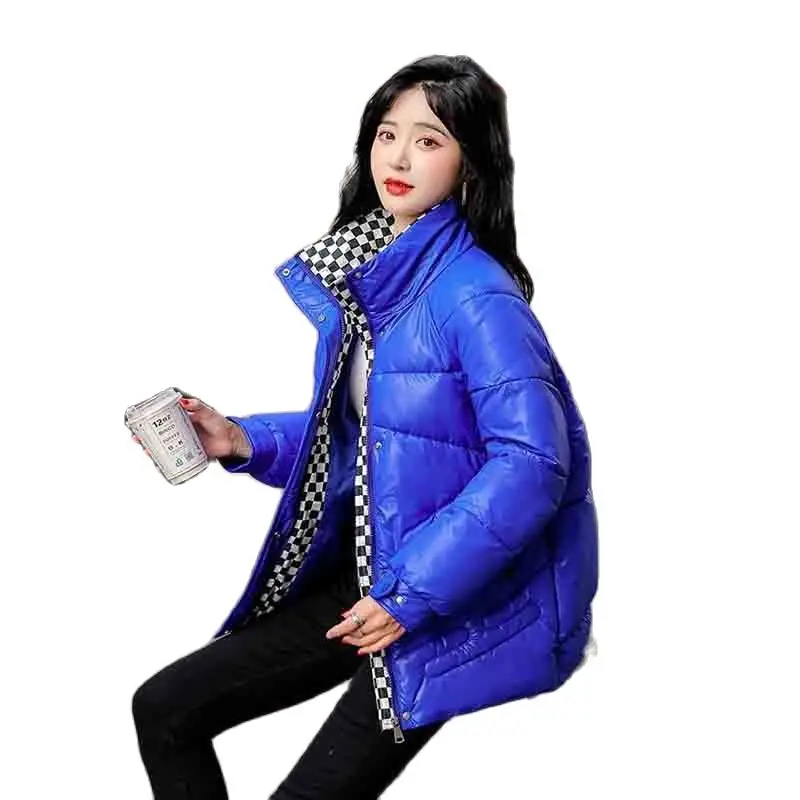 Women In Cotton Clothes New Korean Version Of  Loose  Warm Large Size Fashion Short Small Public Cotton-padded Jacket Jacket Lad
