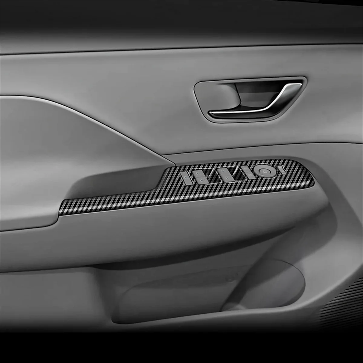 Крышка подлокотника двери автомобиля для Hyundai KONA 2024 + кнопка переключателя