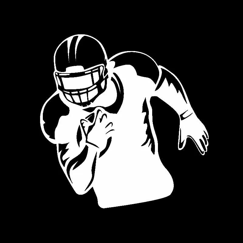 Виниловый шлем, наклейки на автомобиль, 18 х15 см, водостойкий, солнцезащитный, с изображением американского футбола