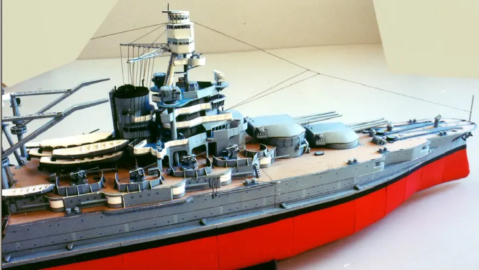 Бумажная модель USS Arizona BB-39 в масштабе 1:250, набор для самостоятельной сборки исторического корабля, идеальный подарок для коллекционеров военных моделей и любителей хобби. ​ (art.: 3920d83be9eff) - 3920d83be9eff