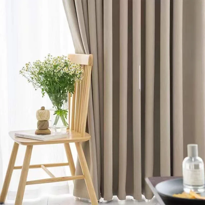 Цвет чая с молоком японская занавеска в стиле ваби-саби простая скандинавском