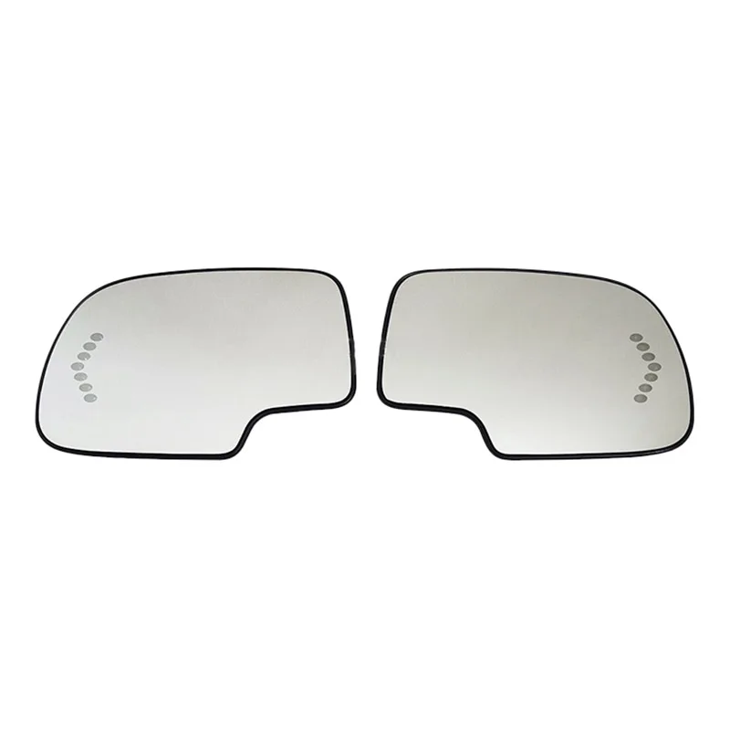 

Car Front Left Right Heated Rear View Mirror Lens Glass Turn Signal for GMC Chevy Cadillac 88944391 / 88944392