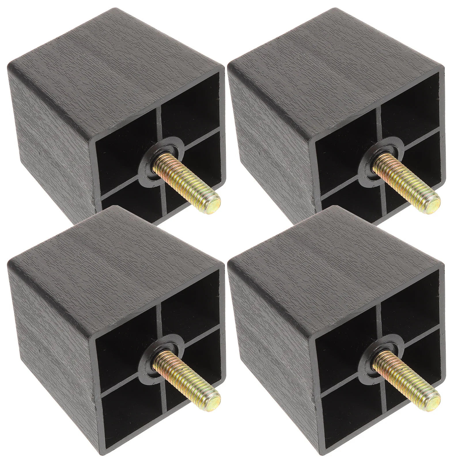 

4pcs Plastic Furniture Heightened Legs Square Couch Legs Sofa Legs Cabinet Feet