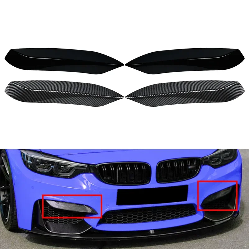 Фото Передний бампер автомобиля, боковой сплиттер, спойлер, накладка для BMW F80 F81 M3 F82 F83 M4 2014 2015 2016 2017 2018 2019 2020 №1