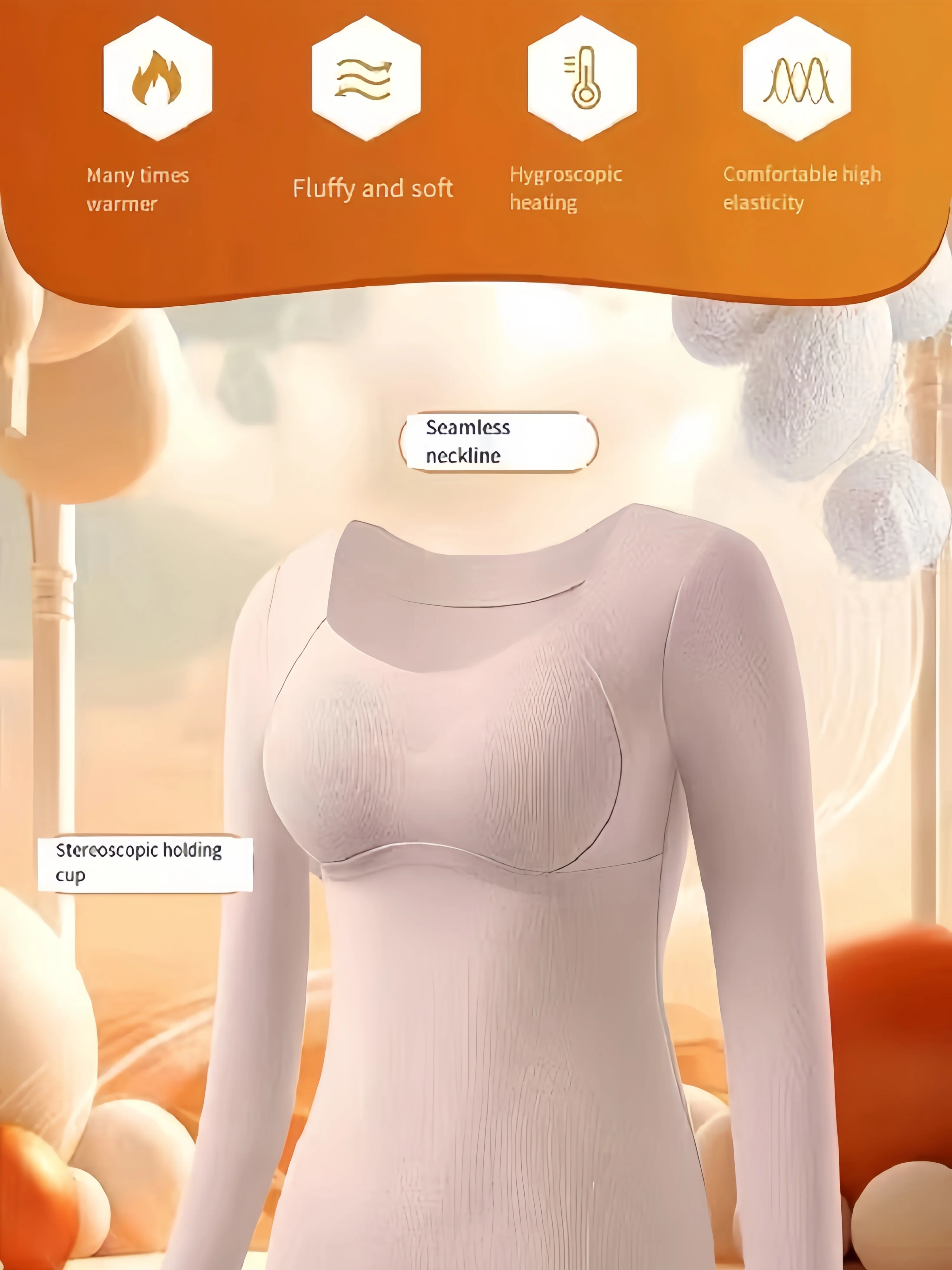 Зимняя теплая одежда из шерсти и шелка тутового шелкопряда для женщин в качестве