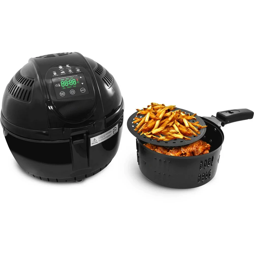 

3.5-Quart Digital Air Fryer Black