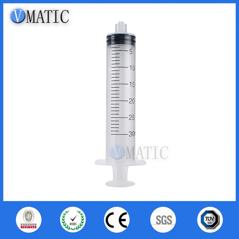 

High Quality Non-Sterilized Recommendation 30Ml/30Cc Luer Lock Glue Dispensing Plastic Manual Syringe