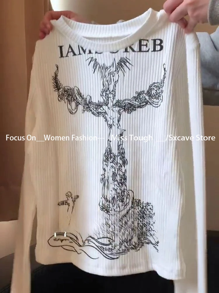 Зимний винтажный свитер шикарные топы с круглым вырезом и длинными рукавами