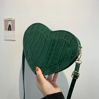 patent leather women shoulder crossbody bags peach heart shape ladies small messenger bag female lovely clutch purse handbags