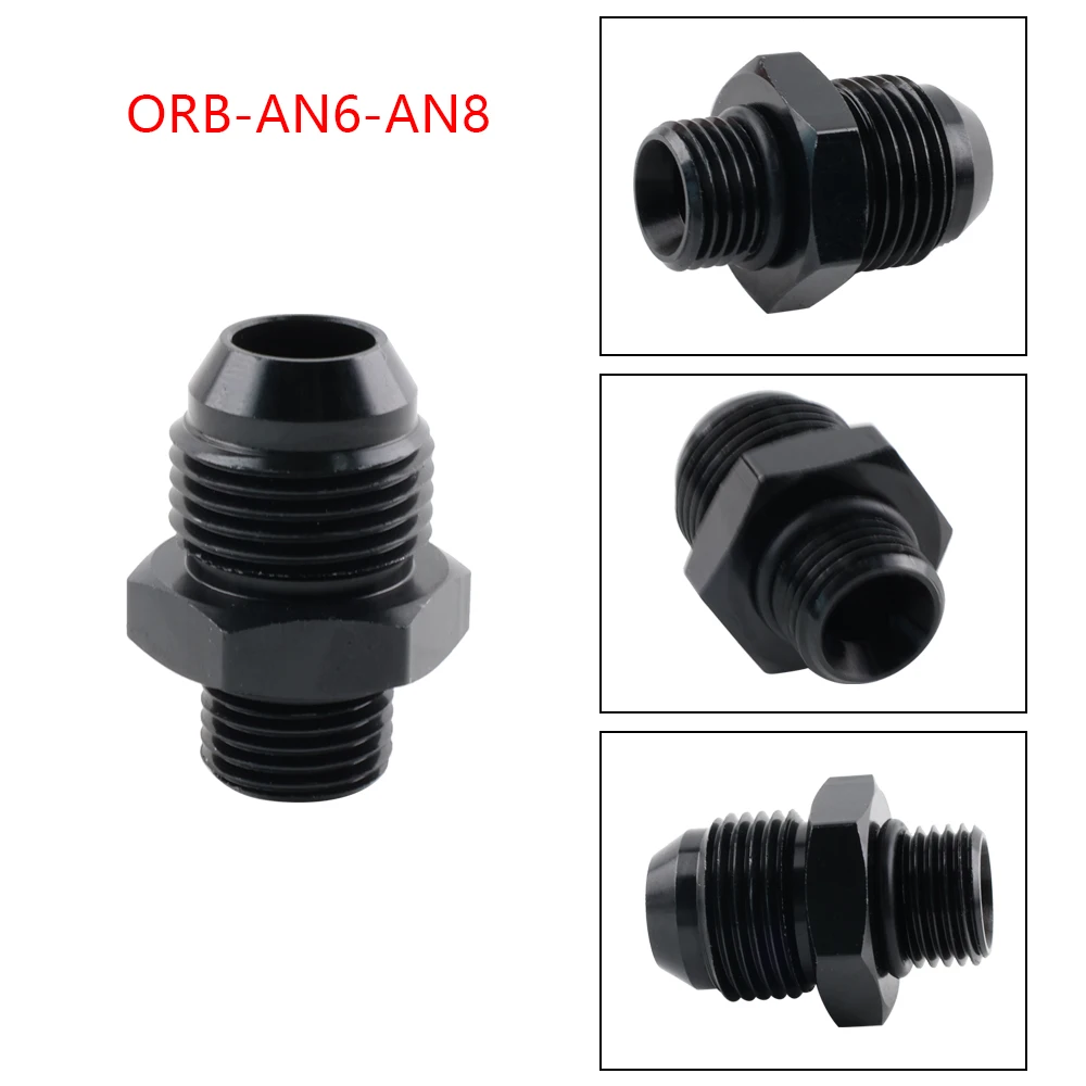 

AN4, AN6, AN8, AN10, AN12, AN16, ORB, штуцер для топливной линии, шланг, переходник с наружной резьбой AN на AN с уплотнительным кольцом