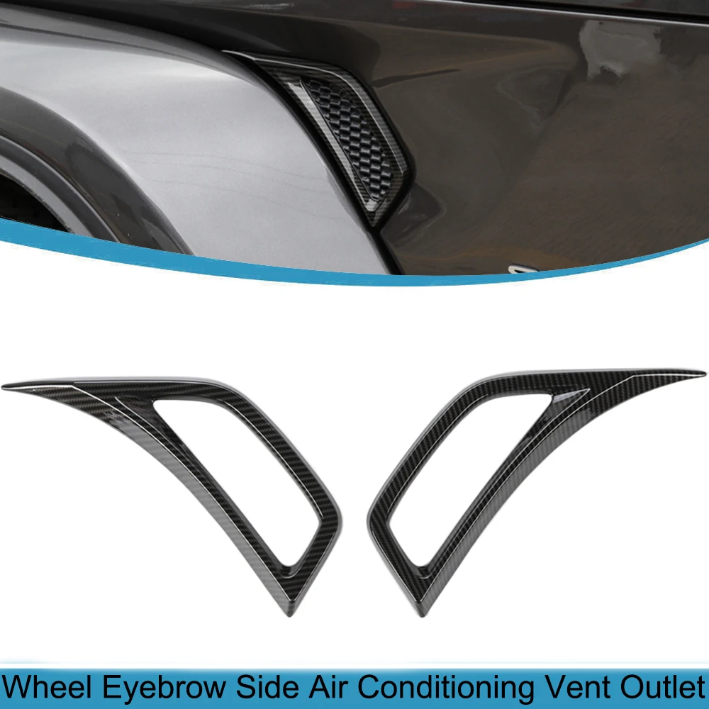 

Car Wheel Eyebrow Side Air Conditioning Vent Outlet Cover for Jeep Wrangler JL JLU 2018 2019 2020 2021 2022 2022 Auto Accessory