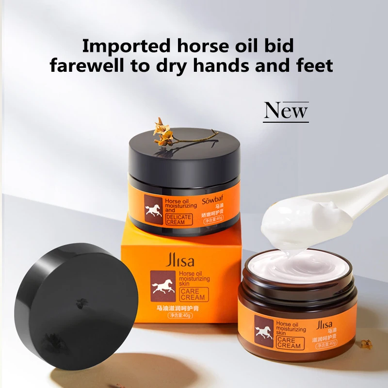 Horse Oil Hands And Feet Repair Cream Lotion Improving Roughness Repair Dry Crack Moisturizing Nourishing Cream