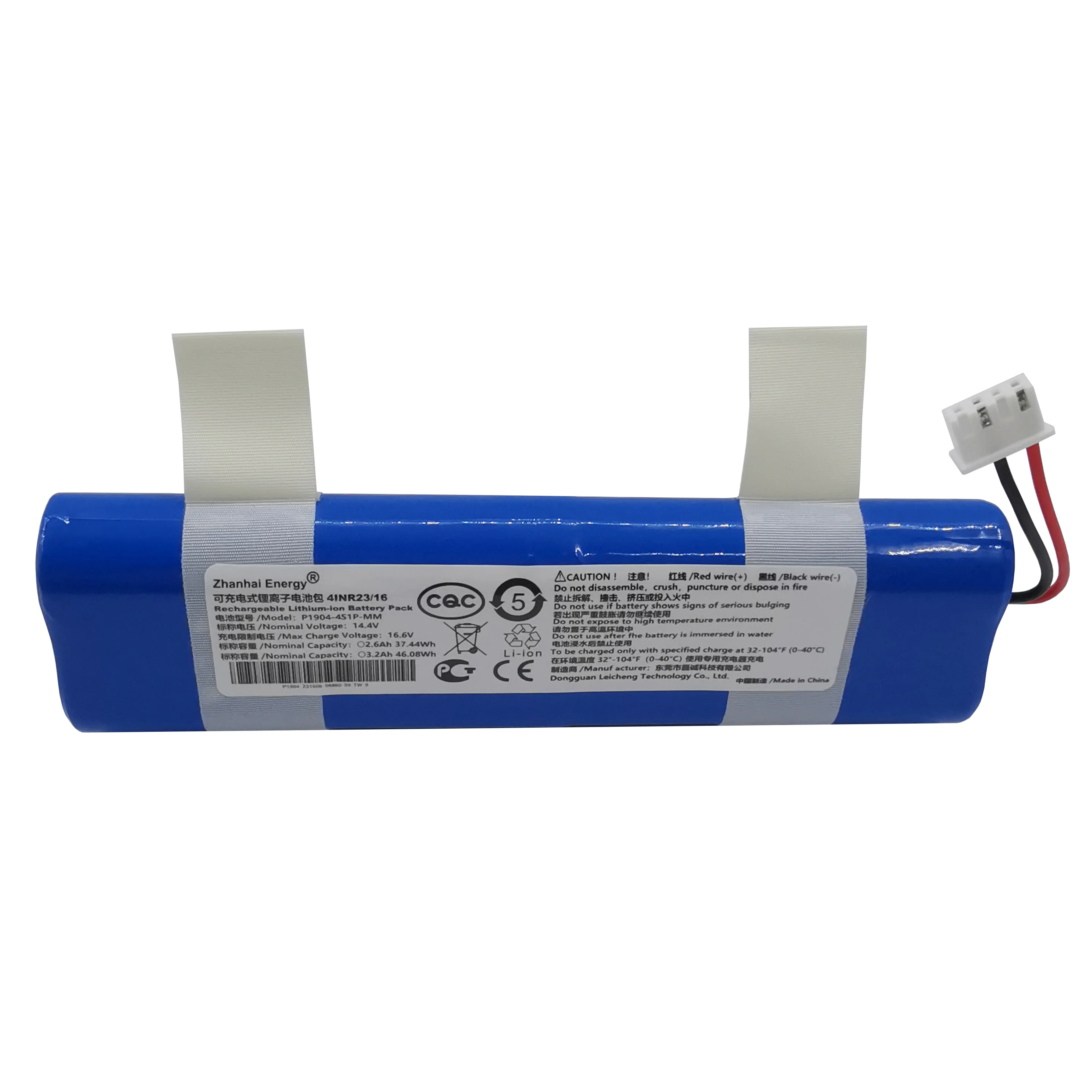 

14.4V 3200mAh 2600mAh Li-Ion Cylindrical Rechargeable Battery Pack For Ecovacs Robot Vacuum Cleaner DJ35 DJ36 DJ65 DN55 DN56
