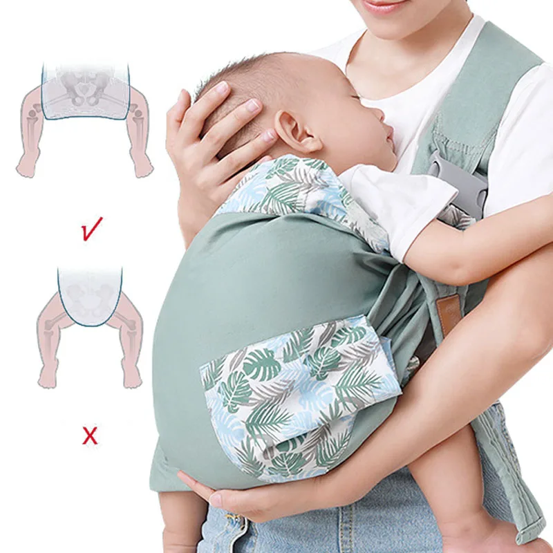 ZK30 Newborn Carrier Dual-purpose Newborn Care Blanket Frame Mesh Baby Carrier Backpack Simple Baby Holding Artifact