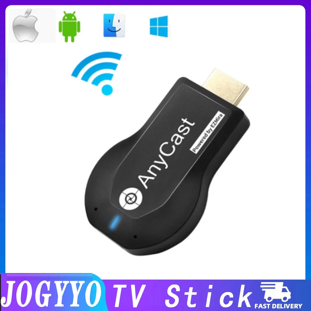 

M2 Plus TV Stick HDMI-compatible Anycast 1080P WiFi Display Dongle Receiver Share Screen for IOS Android Miracast Airplay 128M