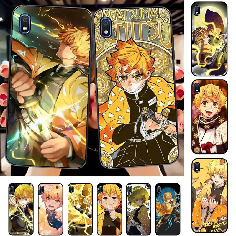 

Demon Slayer Agatsuma Zenitsu Phone Case for Samsung A51 01 50 71 21S 70 31 40 30 10 20 S E 11 91 A7 A8 2018