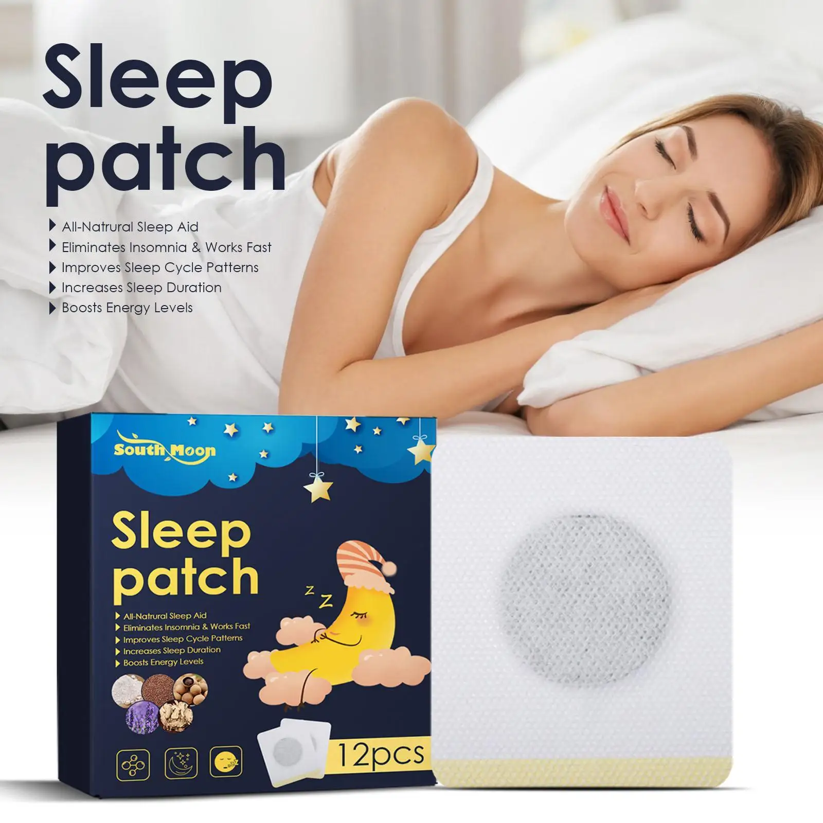 

12Pcs/Box Anti-Snoring Stickers For Children Adult Night Sleep Lip Nose Breathing Improving Patch Mouth Correction Sticker Tape
