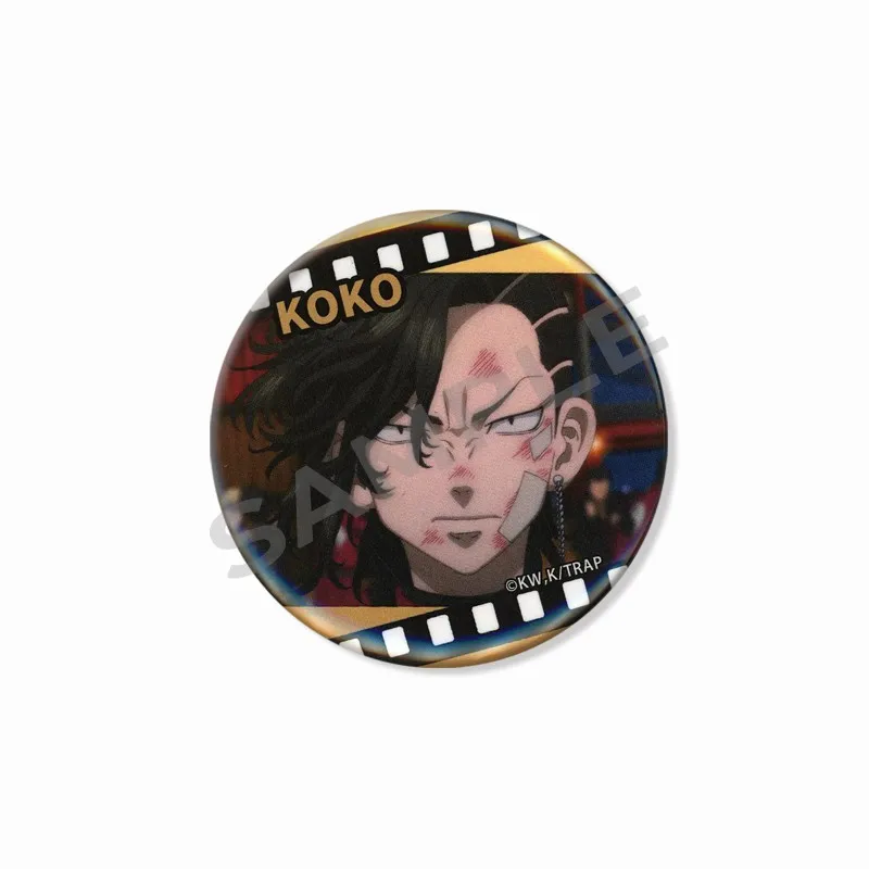 Tokyo Revengers Enamel Pins Cartoon Anime Snap-in Brooches Manjirou Ken Takashi Badges Clothes Backpack Jewelry Friends Gifts