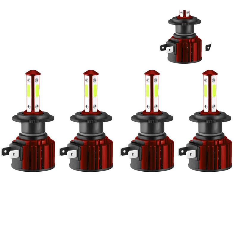 

4-Sides H7+H7 Combo 4Side Glow LED Headlight Fog Kits Bulb