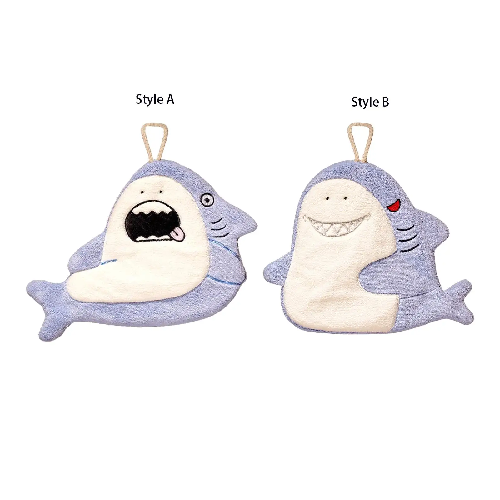 

Cute Wash Hand Towel with Hanging Loop Cleaning Rag for Toddler Kids Bathroom Kitchen Children