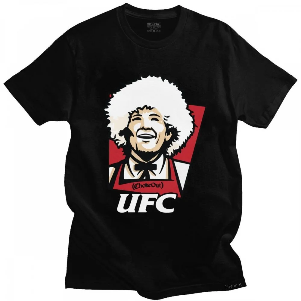 

Classic Funny Khabib Nurmagomedov T Shirt Men Short Sleeve Russia Fighter T-shirt Casual Tshirt Cotton Oversized Tee Merchandise