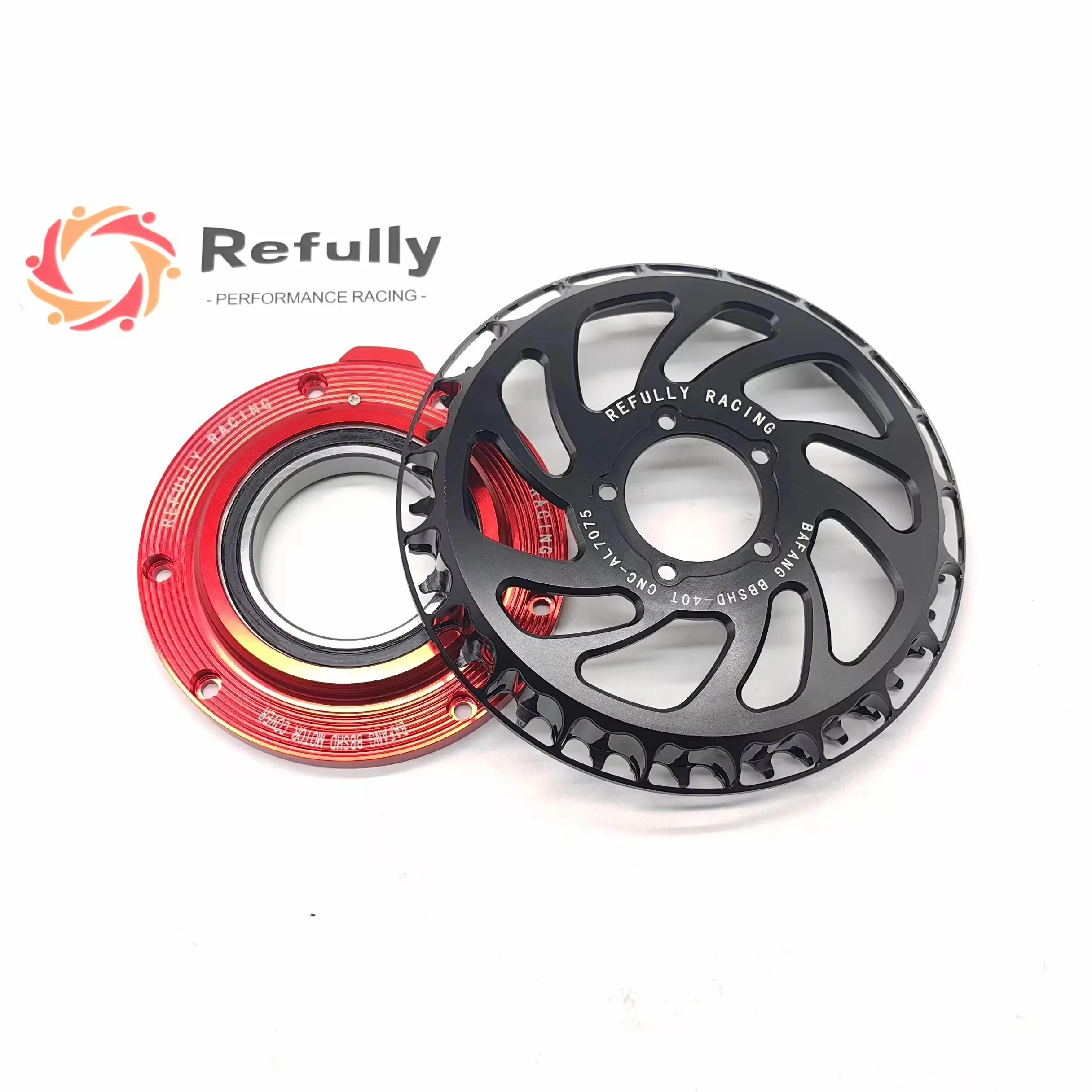 Фото Комплект Pro-Series для Bafang BBSHD – 40T Narrow Wide Chainring + индивидуальная крышка двигателя – совместим с SRAM Eagle 12-скоростными системами – не требует обрезки. №4