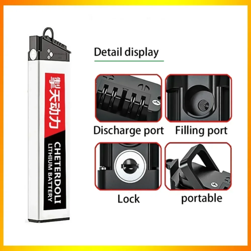 48 В аккумулятор 20 Ач 14 12 10 складной для электровелосипеда Samebike LO26 20LVXD30 DCH 006 Ebike