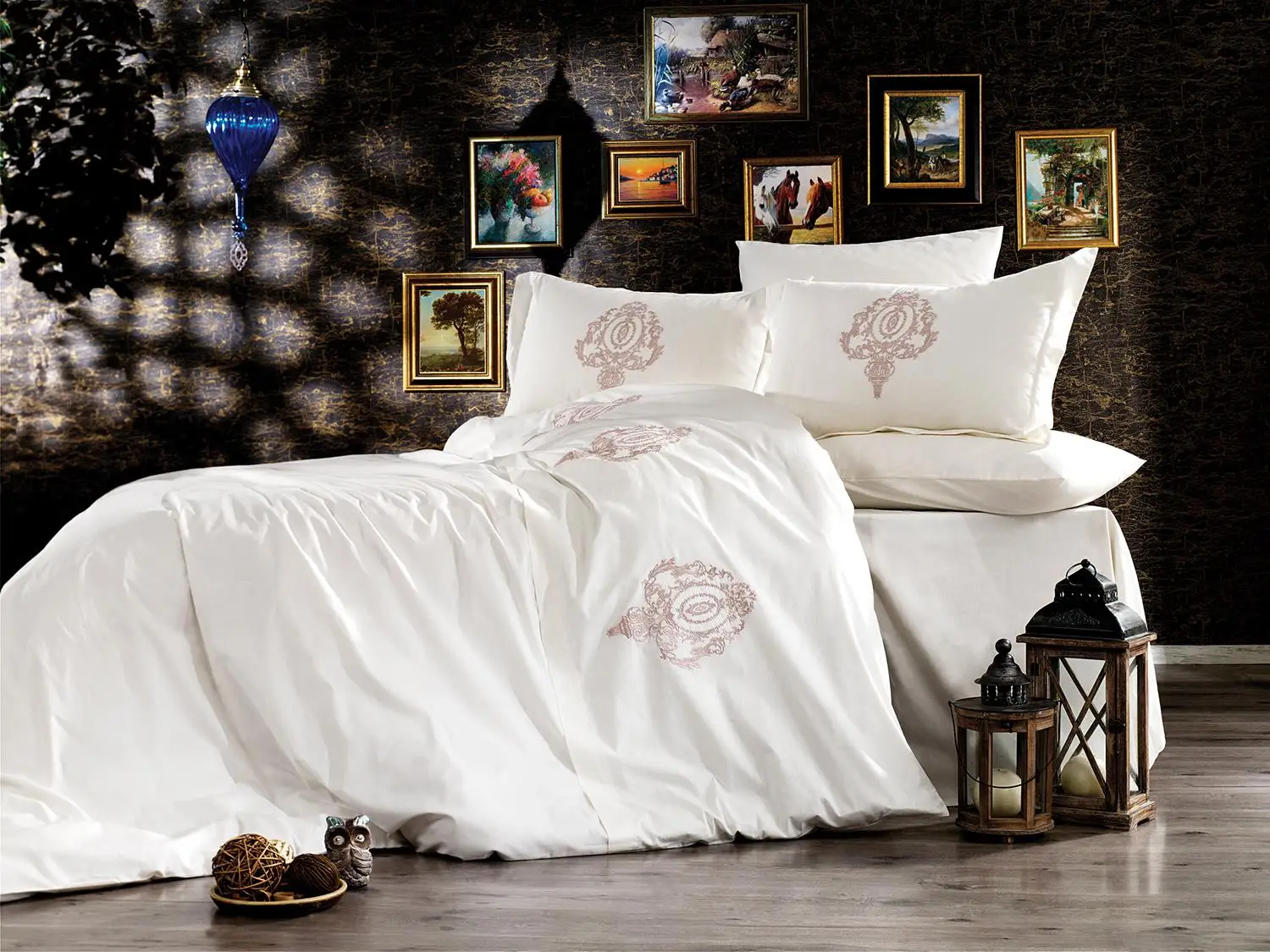 

Linda Double Personality Duvet cover set Powder