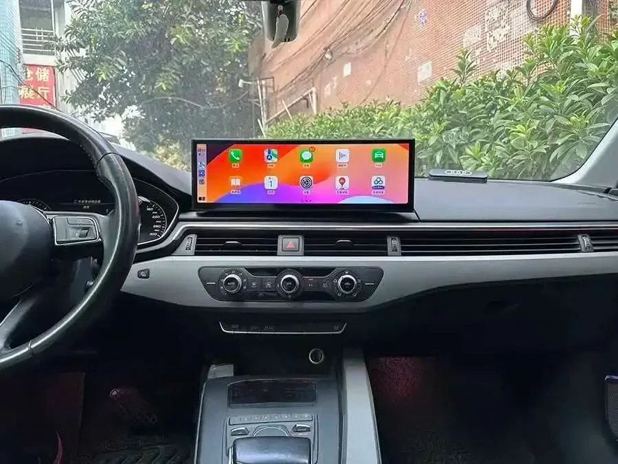 Фото Автомобильный мультимедийный видеоплеер H 14.9 дюймов для Audi A4 A5 A4L S5 B9 RS4 RS5 2017-2019 с поддержкой CarPlay и Android Auto, головное устройство, стереосистема №3