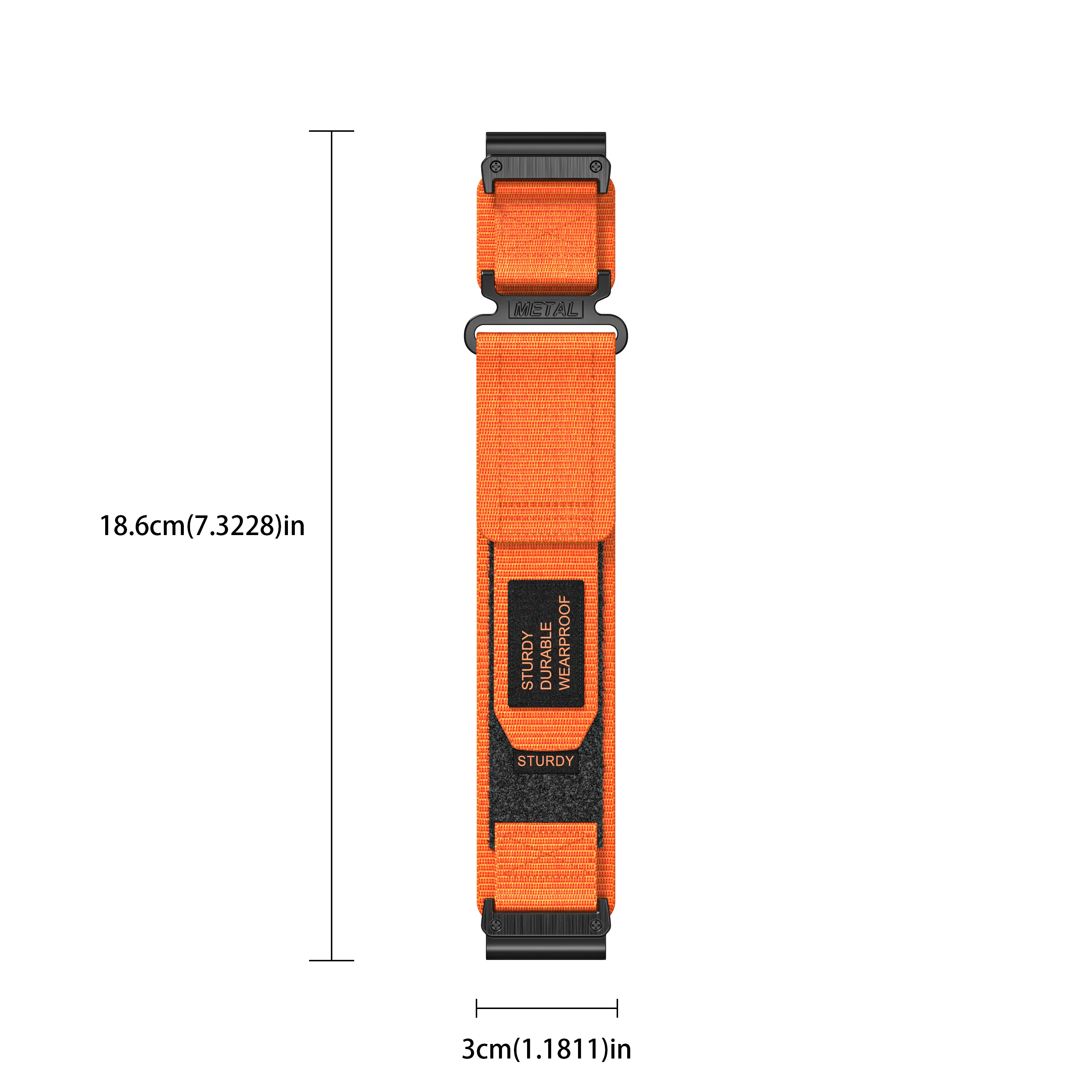 Ремешок нейлоновый спортивный для наручных часов быстросъемный браслет Garmin Instinct