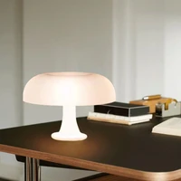 led mushroom table lamp bedside lamp for hotel bedroom bedside living room decoration lighting modern minimalist desk lights