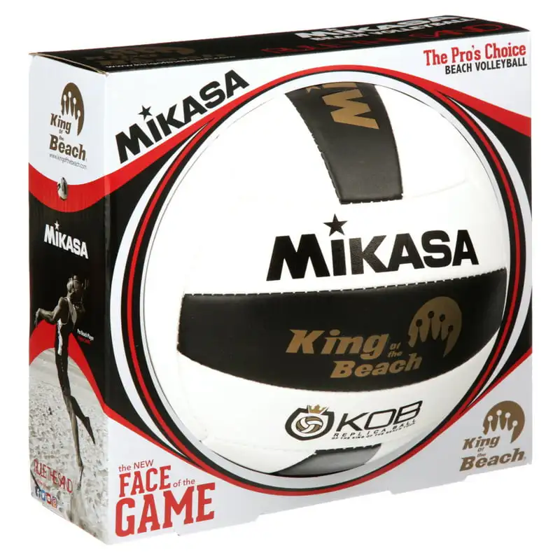 

- High-Quality, Durable, Official-Sized Volleyball Perfect for Outdoor Beach Games. High-Quality, Durable Official-Sized King of
